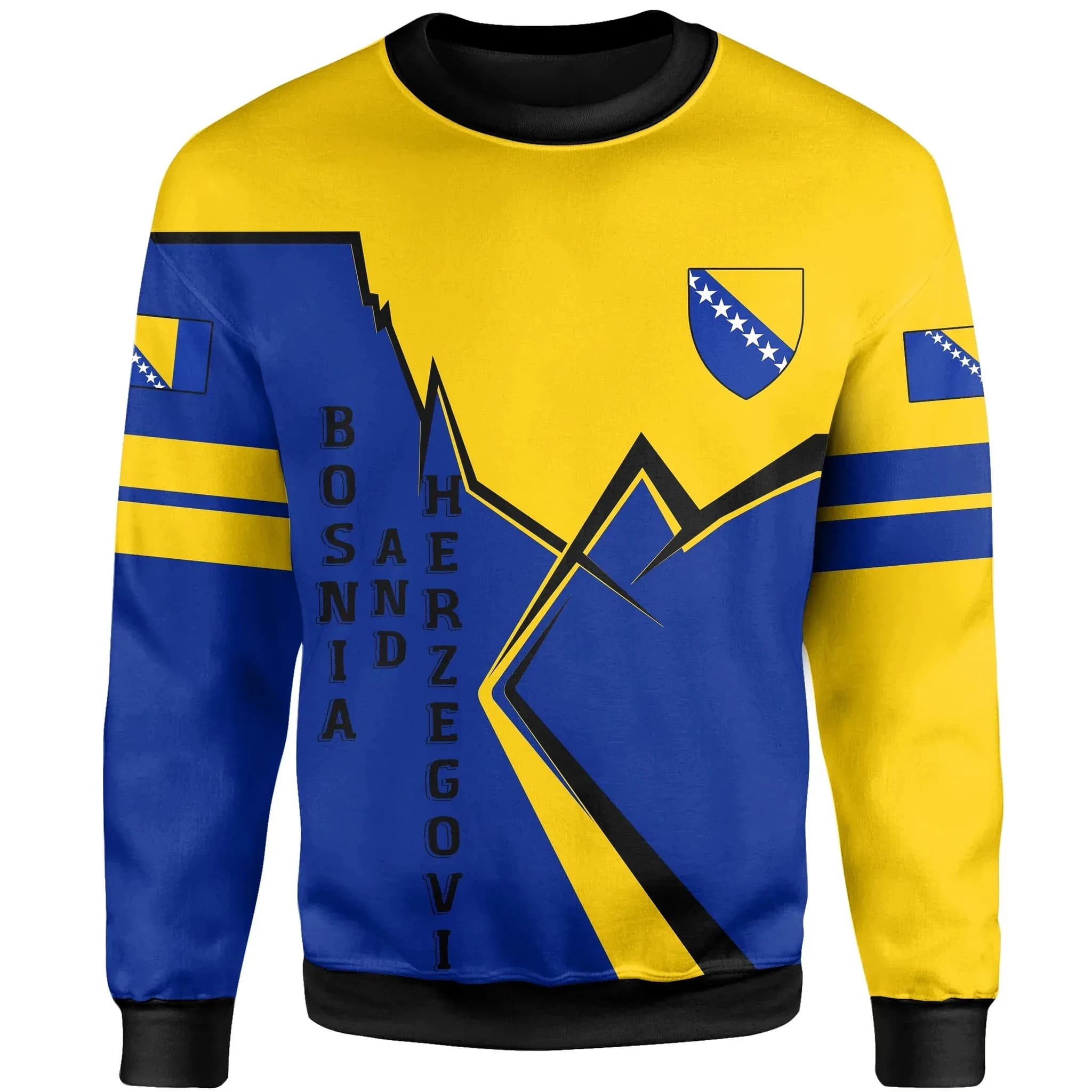 Bosnie et Herzegovina drapeau carte graphique sweats mode femmes pull décontracté mâle quotidien aut