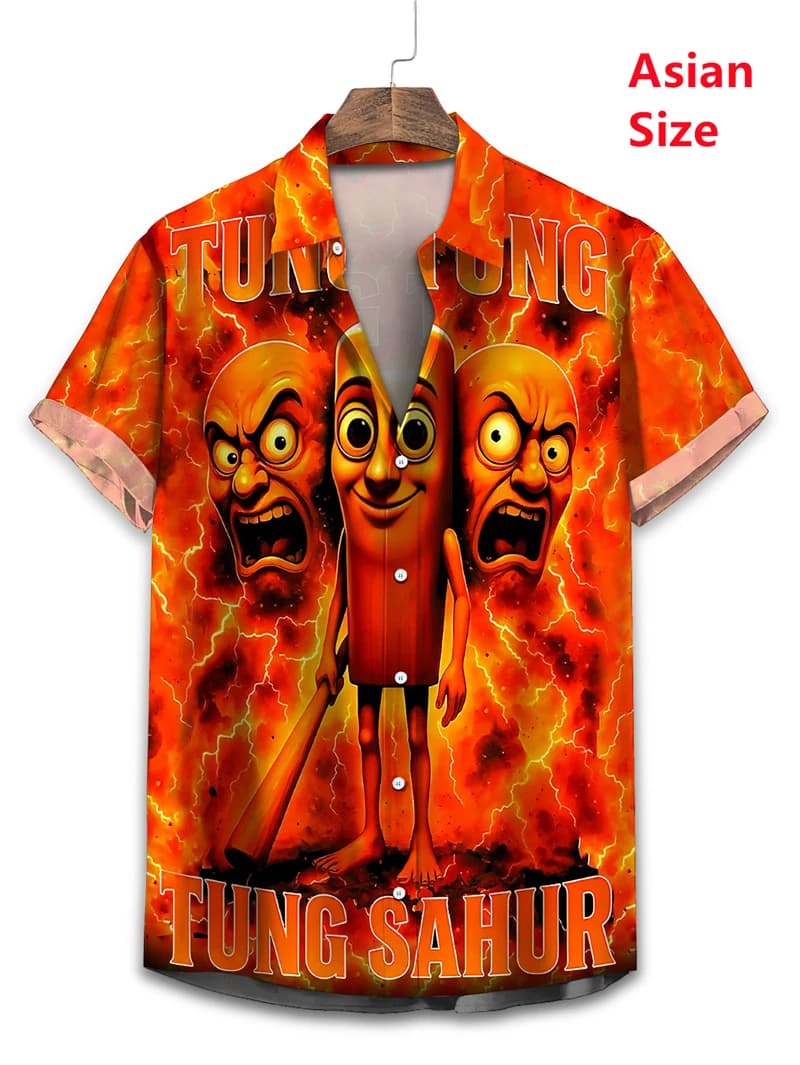 Hotsale Brainrot Tung Tung Tung Sahur Tralalero Tralala Boneca Ambalabu graphique enfants hommes Haw