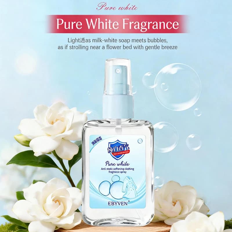 Spray Parfumé pour Vêtements, Brume Désodorisante Antistatique pour Tissus de Placard, Éliminateur d