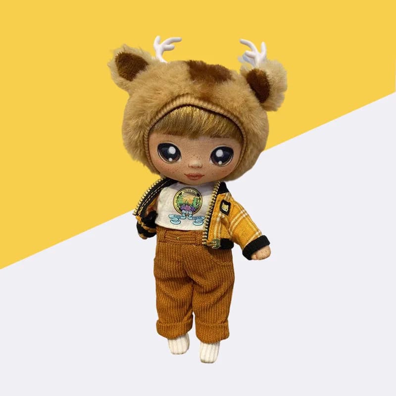 Poupée en coton Nanana Surprise Mini Series avec robe tendance - Comprend une poupée de 4 pouces, de