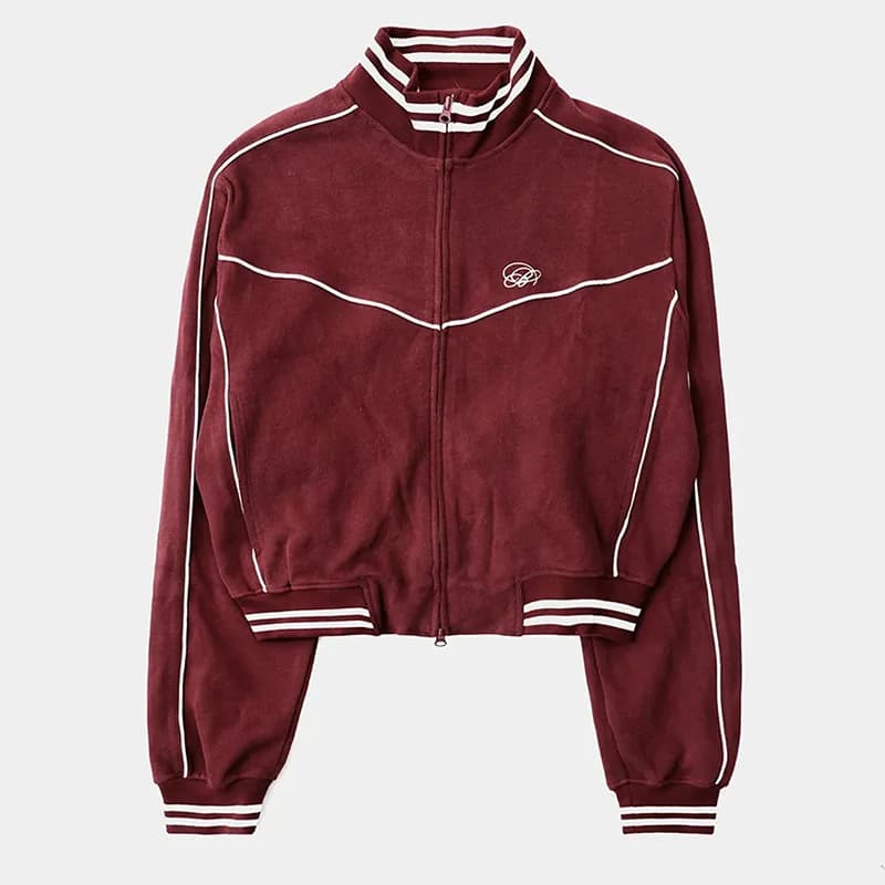 Blood – veste de baseball à manches longues pour femme, sweat à capuche rouge rétro, ample et décont