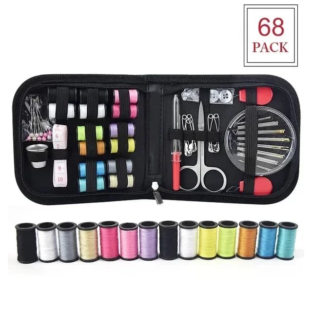 Kit d'organisation complet pour fournitures de couture, ensemble d'outils portables pour travaux man