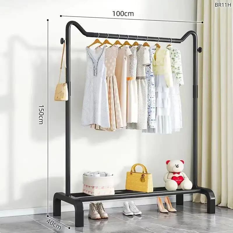 Porte-vêtements de balcon doré détachable, support à vêtements portable minimaliste pour entrée, acc