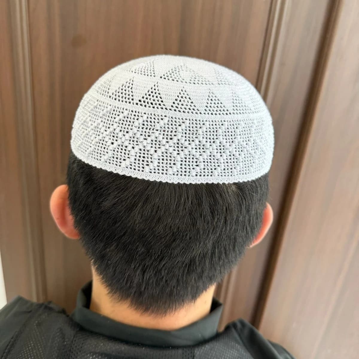 Chapeaux musulmans pour hommes, bonnets de prière tricotés en maille, Kufi Kippah, style islamique,