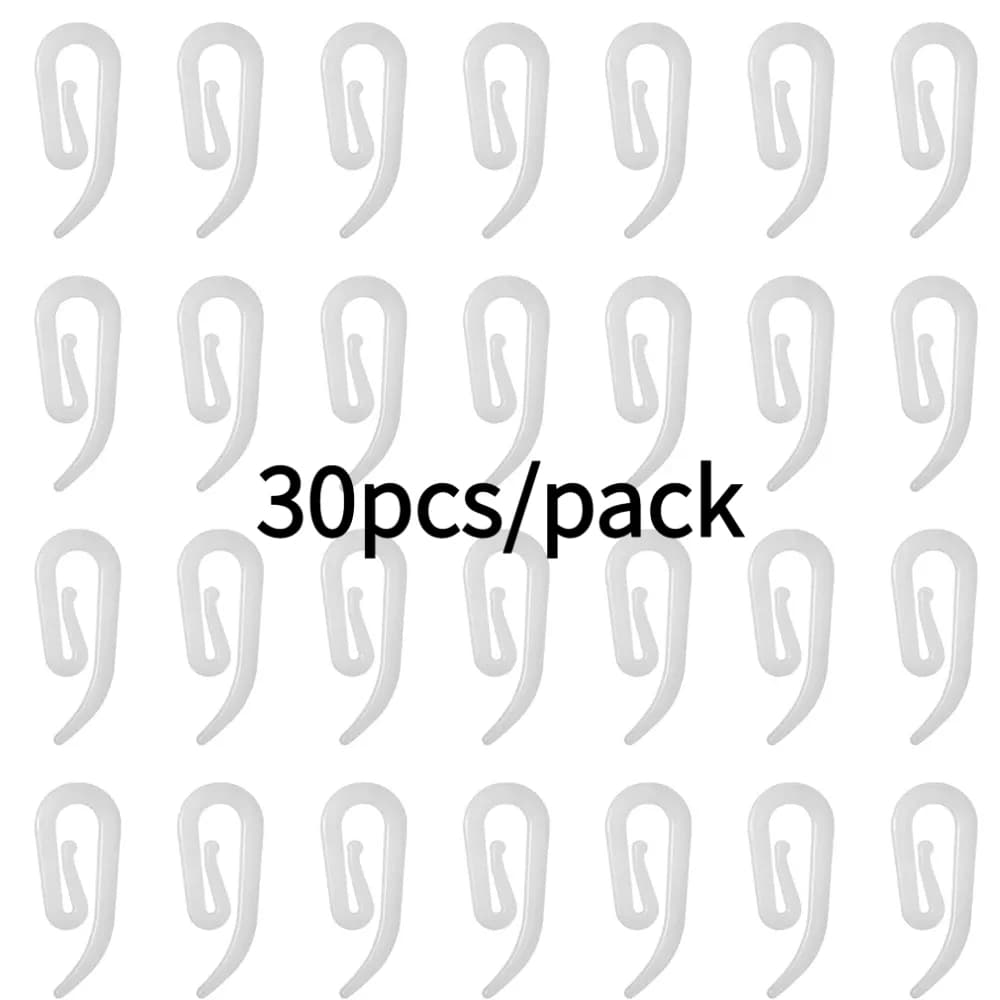 Crochets de suspension pour rideaux, 20 à 200 pièces, crochets de suspension pour rideaux de fenêtre