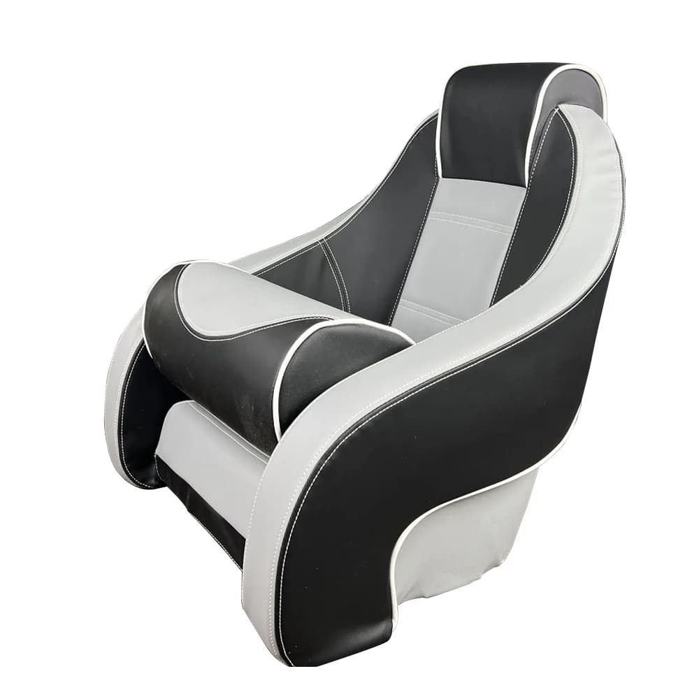 Siège de bateau rabattable, chaise de capitaine marine, siège de pêche pliable pour ponton, accessoi