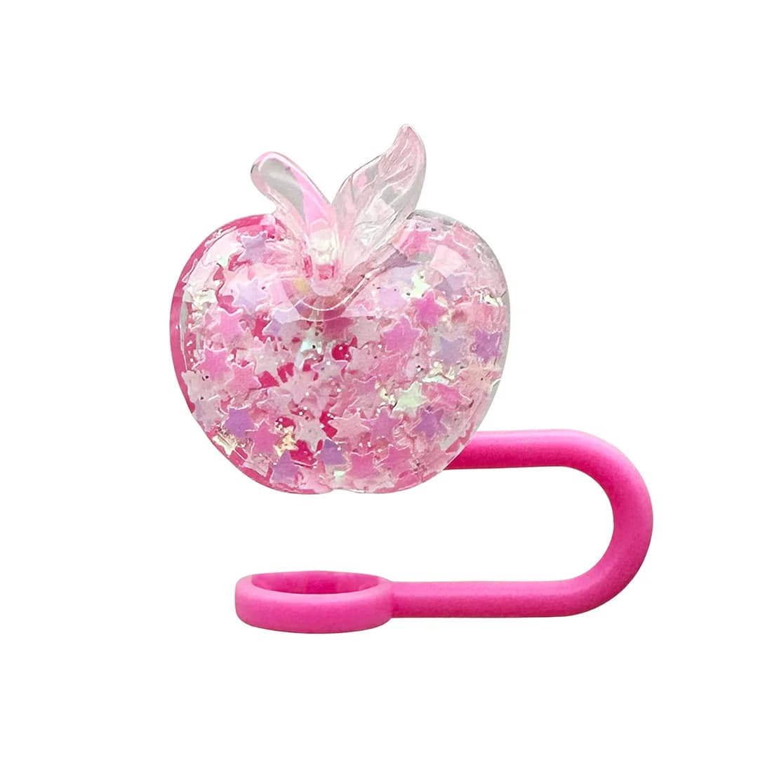 Couvercle de paille de bonbons aux fraises, mignon, pour gobelet Stanley, accessoires de tasses de 1