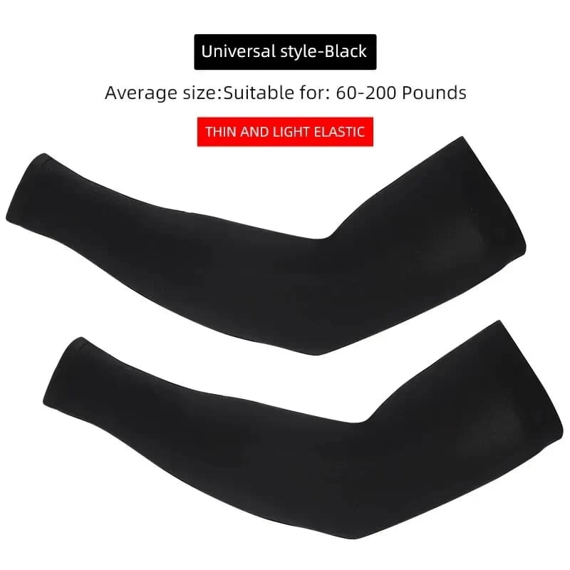 Manchons de bras de sport en soie glacée, Protection contre les UV du soleil, pour cyclisme, voyage