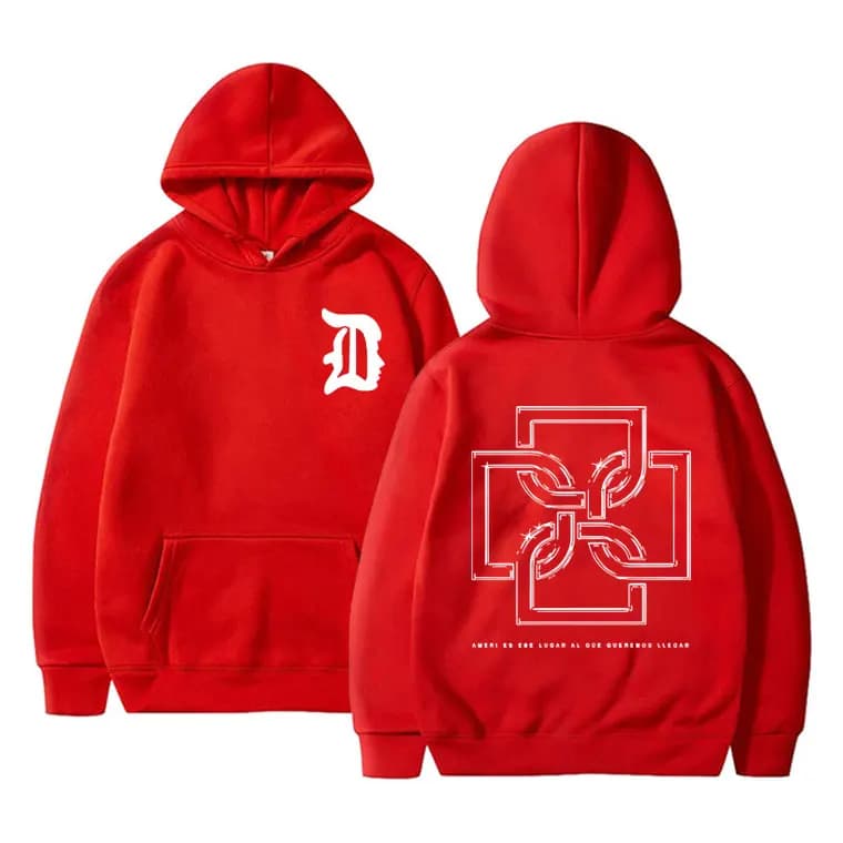 Rappeur Duki Merch sweat à capuche unisexe décontracté polaire coton pull mâle tendance sweat à capu