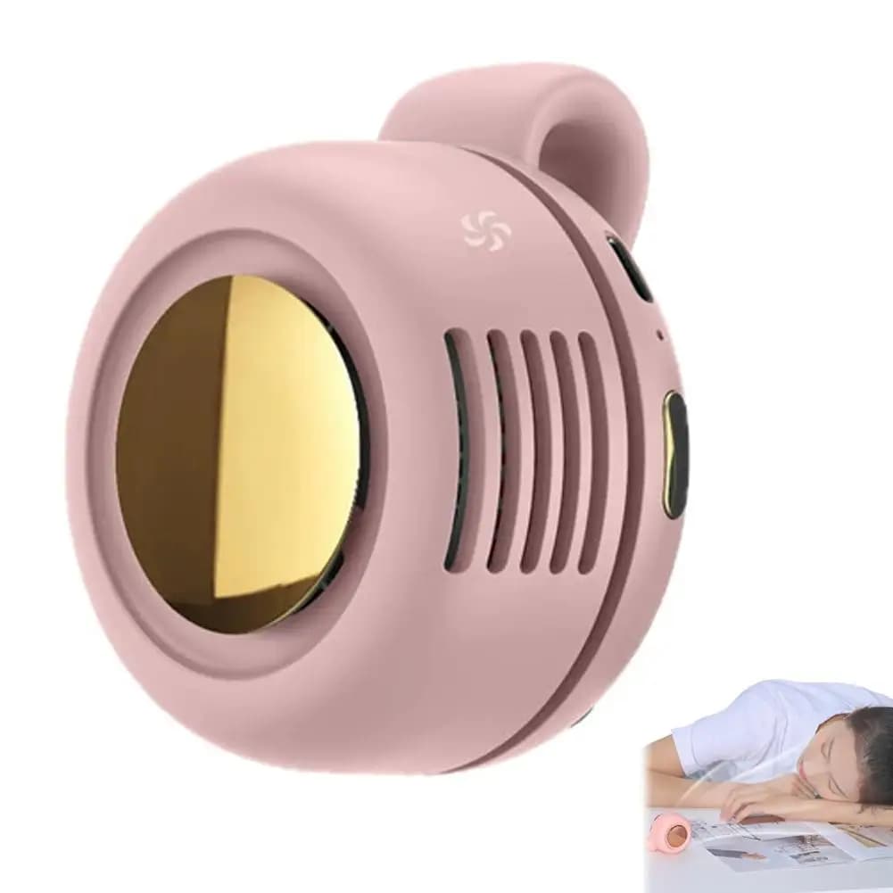 Ventilateur portable compact sans pales, design à clipser, silencieux, 3 vitesses, pour chemise, tai