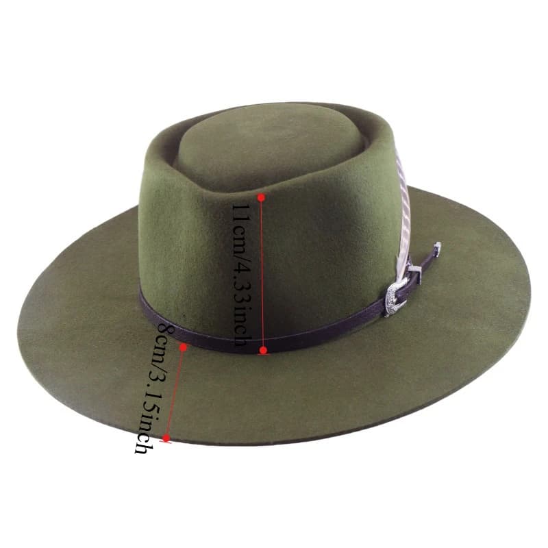 Chapeaux 100% Laine pour Hommes et Femmes, Chapeaux de Cocktail, Fedoras, Chapeaux en Feutre à Bord 
