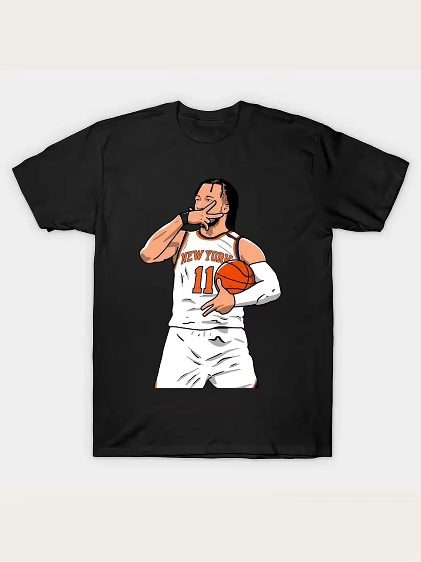 T-shirt imprimé pour homme des Knicks, équipe du Championnat du Monde 2026 - Vêtements de sport tend
