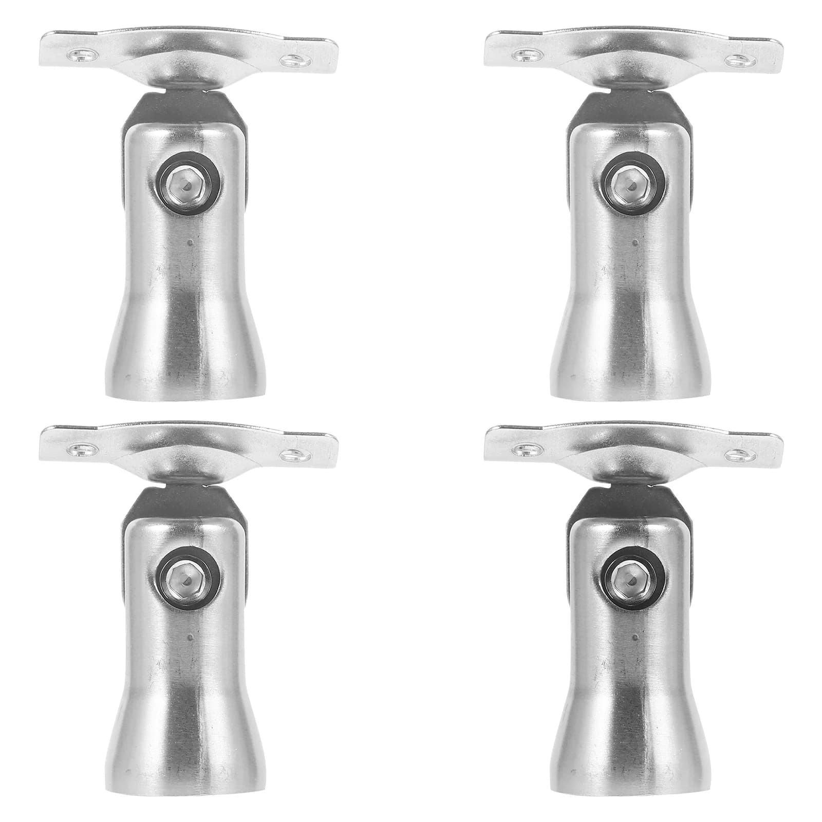4 pièces d'accessoires de colonne en acier inoxydable, support de main courante en fonte solide, sup