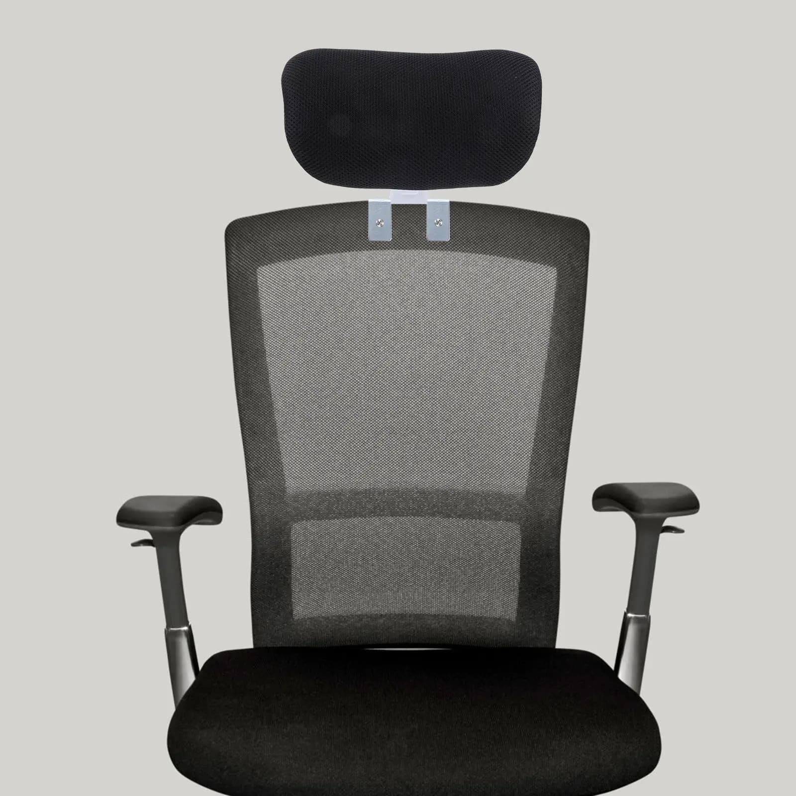 Chaise de bureau ergonomique avec appui-tête réglable, support lombaire, dossier en maille respirant