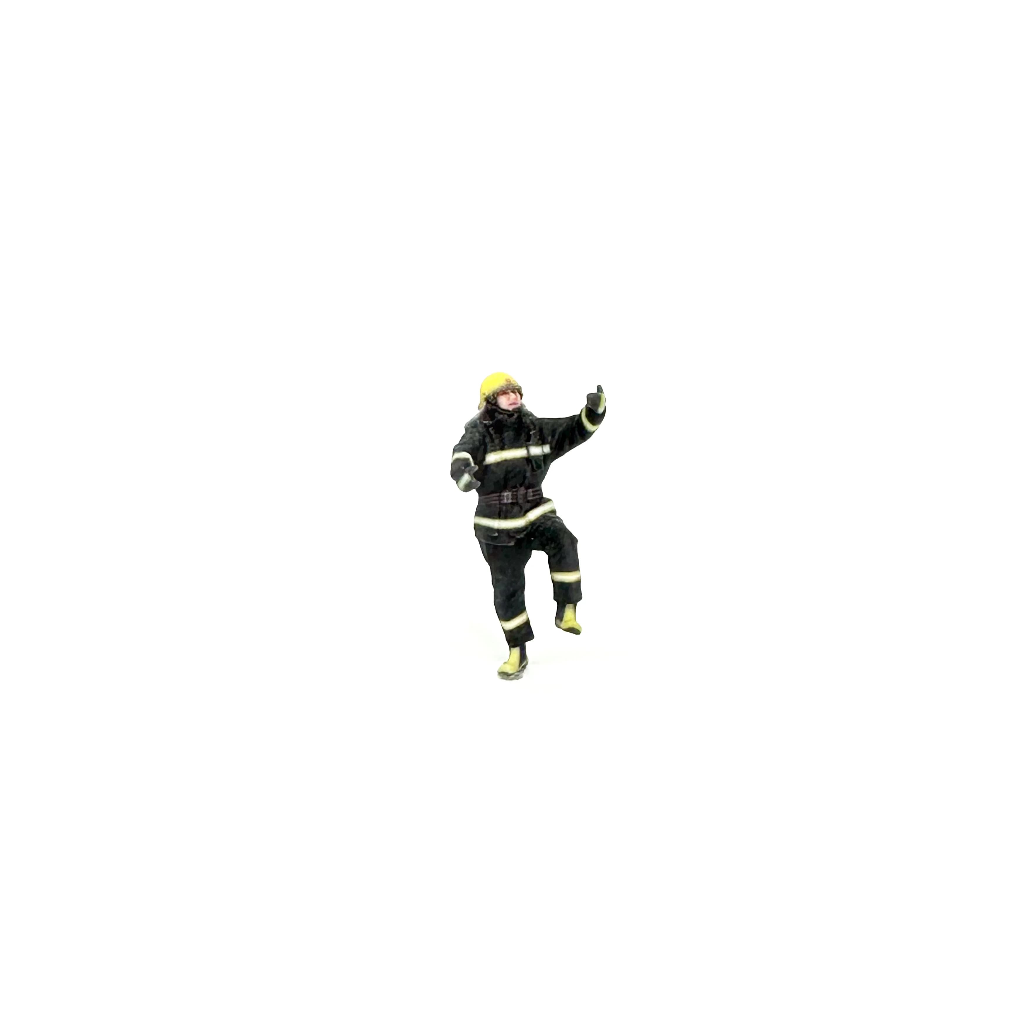 Marionnette miniature 3D 1:87 1:72 1:64 1:50 1:43 modèle d'ingénierie de protection incendie scène d