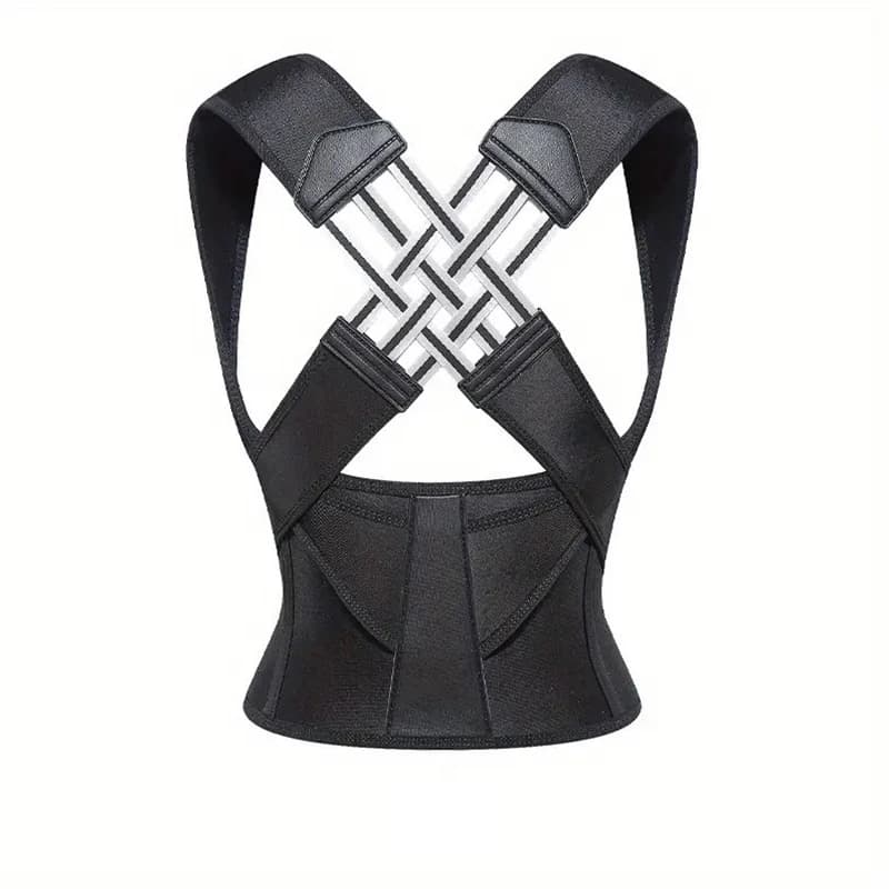Correcteur de posture pour le dos, pour hommes et femmes, redresseur d'épaules réglable avec soutien