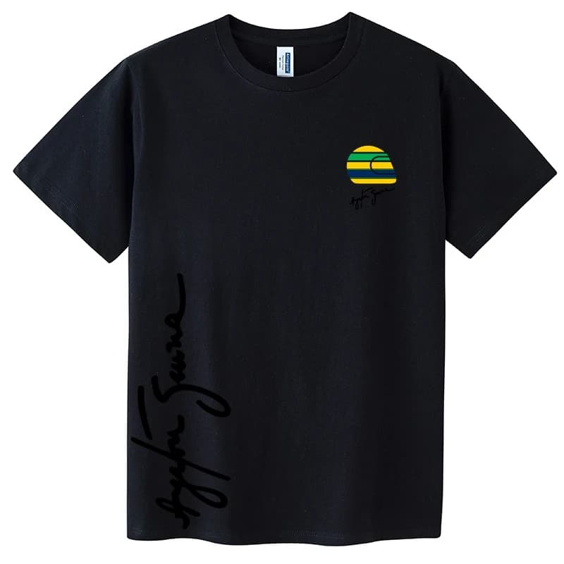 Héros Ayrton Senna t-shirt hommes à manches courtes 100% coton T-Shirts drôle F1 homme t-shirt été h