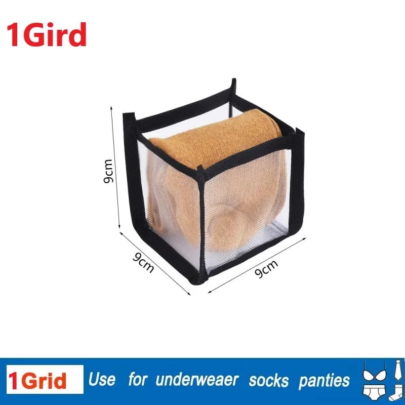 Boîte de rangement pour sous-vêtements, style tiroir pour armoire, pour chaussettes, sous-vêtements,