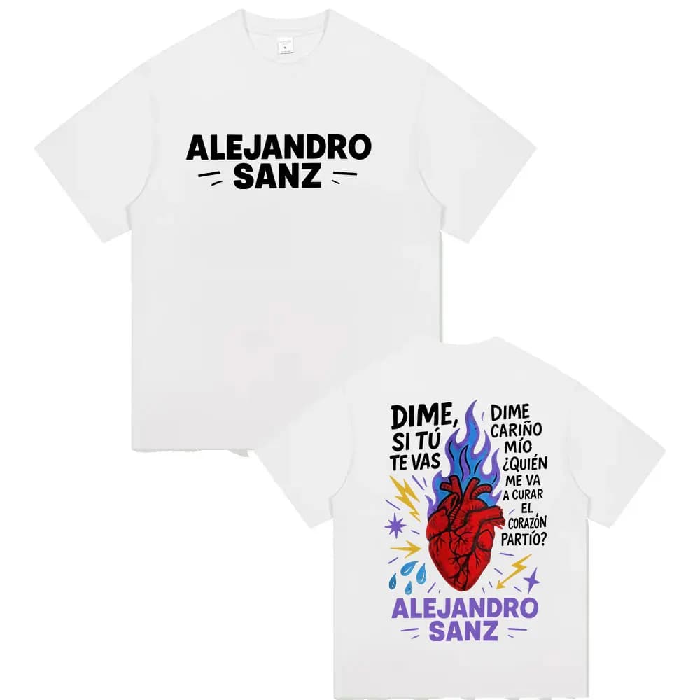 T-shirt imprimé Rapper Alejandro Tour Album 2026 pour hommes et femmes, T-shirt à manches courtes en