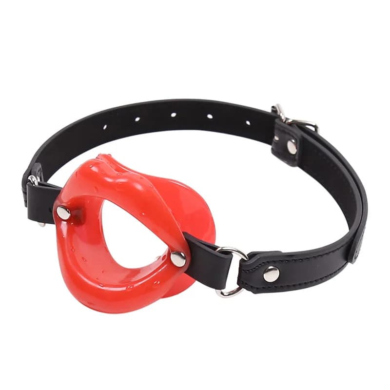 Ouvre-bouche BDSM Gag Bondage mâle sexe Oral pipe jouet sexuel bouche ouverte capuche adulte femme B