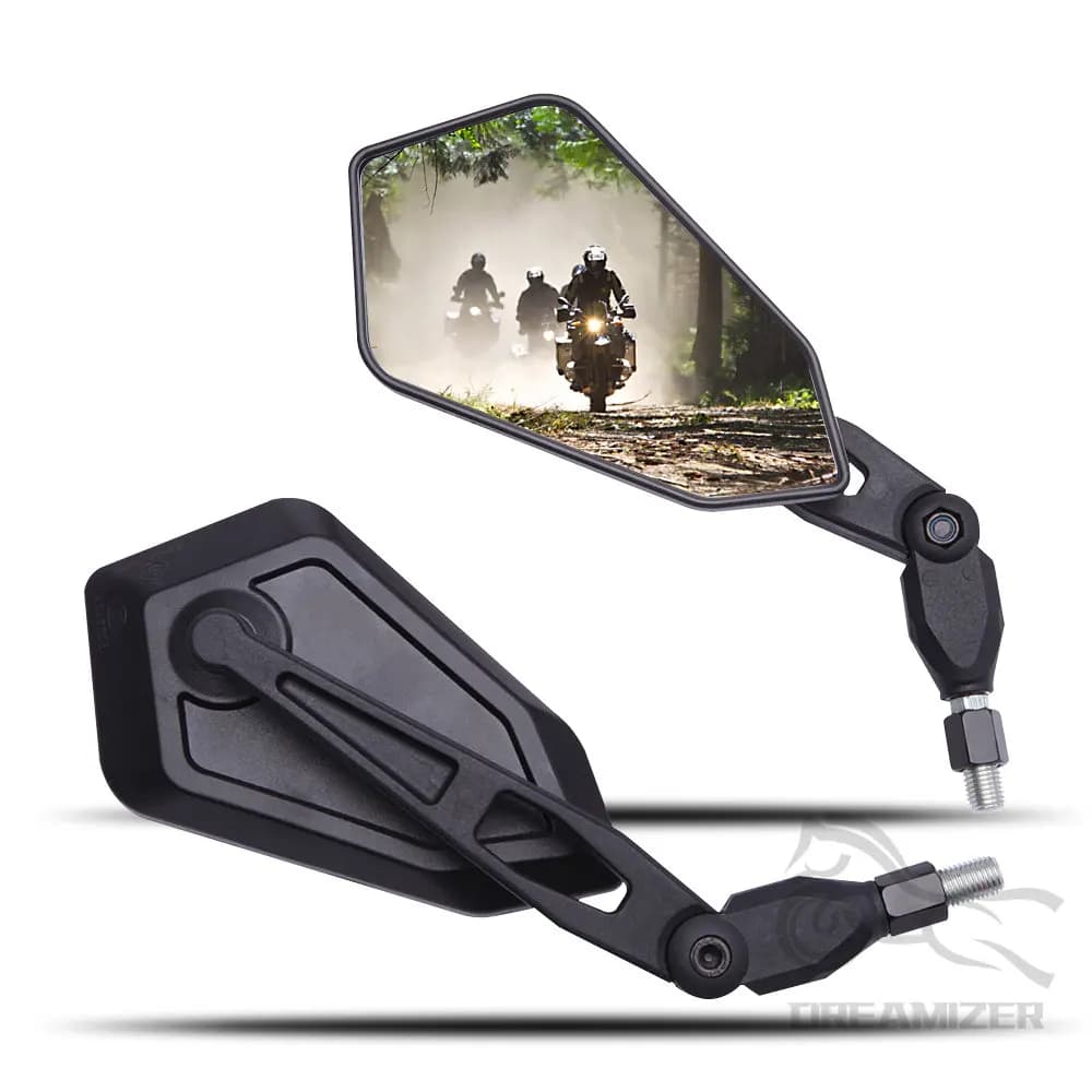 Rétroviseur de moto pour Spiegel Paar Honda Yamaha Kawasaki Maverick Booster M10 Enduro Suzuki