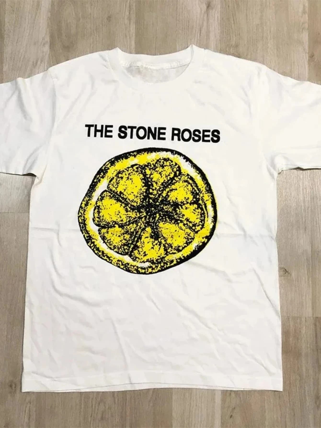 The Stone Roses British Rock Hardcore Stone Rose Band marque à la mode T-Shirt à manches courtes hom