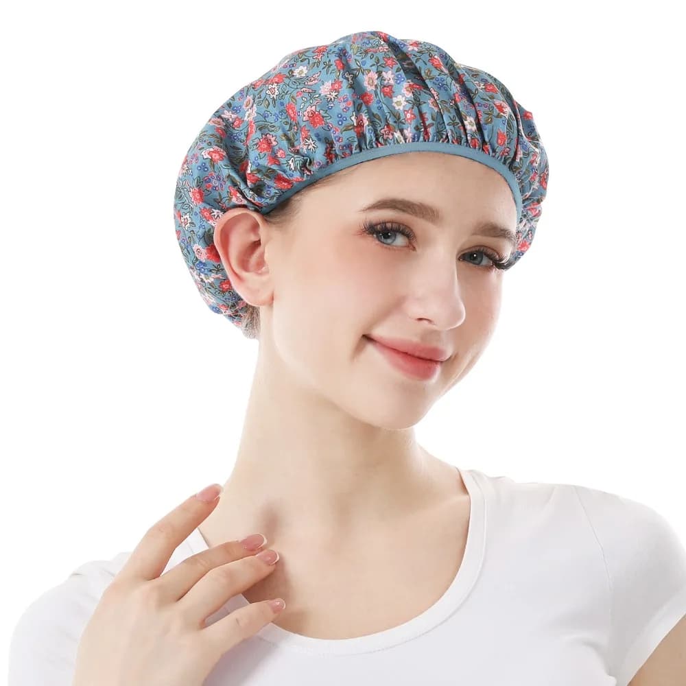 Chapeau de travail en maille élastique anti-poussière, design respirant, style unisexe, anti-cheveux