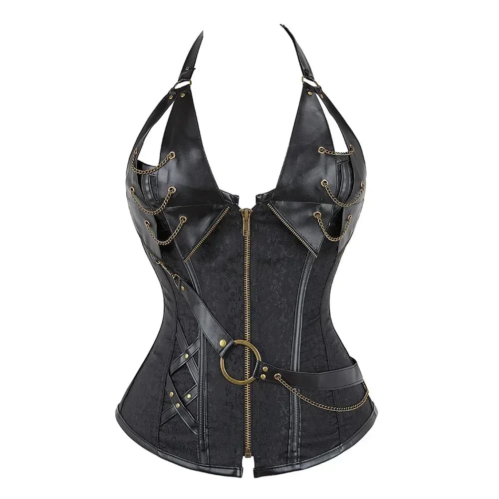Costume de Pirate pour femmes, Corset de chevalier gothique, Steampunk médiéval pour adultes, vêteme