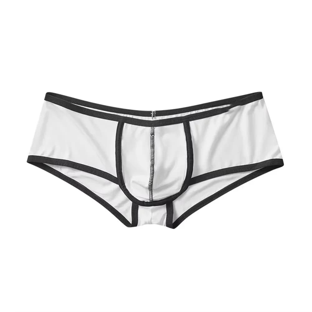 Hommes Boxy sous-vêtements jeunesse taille basse U poche convexe Pantie doux maigre sueur absorber B