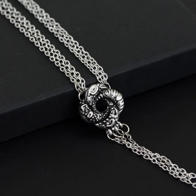 Collier de Cosplay du Film Bond Girl, Pendentif Plaqué Argent Vintage, Nministériels d d'Amour Préli