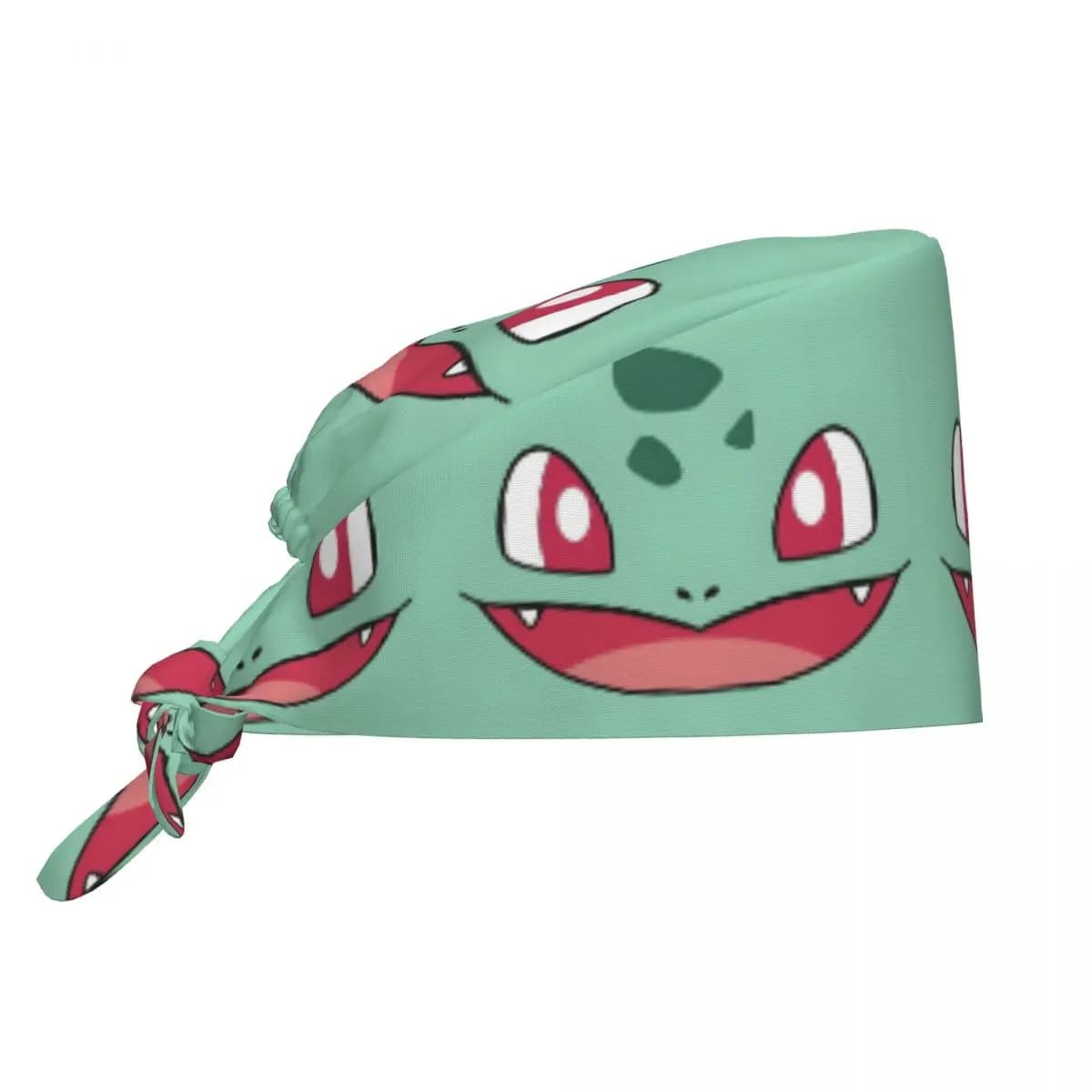 Casquette de travail unisexe confortable à motif Bulbasaur animé personnalisé pour le nettoyage du v