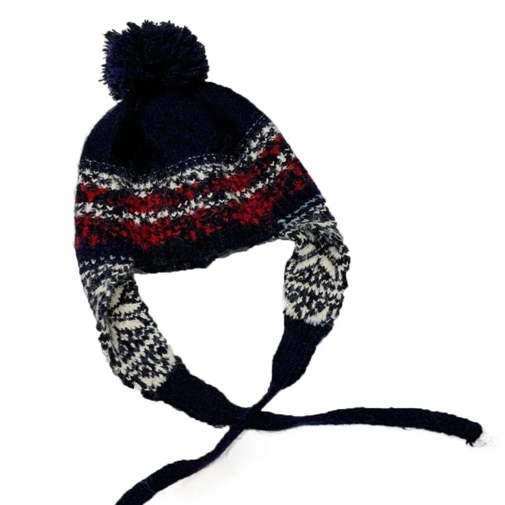 Bonnets tricotés en Jacquard pour femmes, mignons, tissage Y2k, casquette de Protection des oreilles