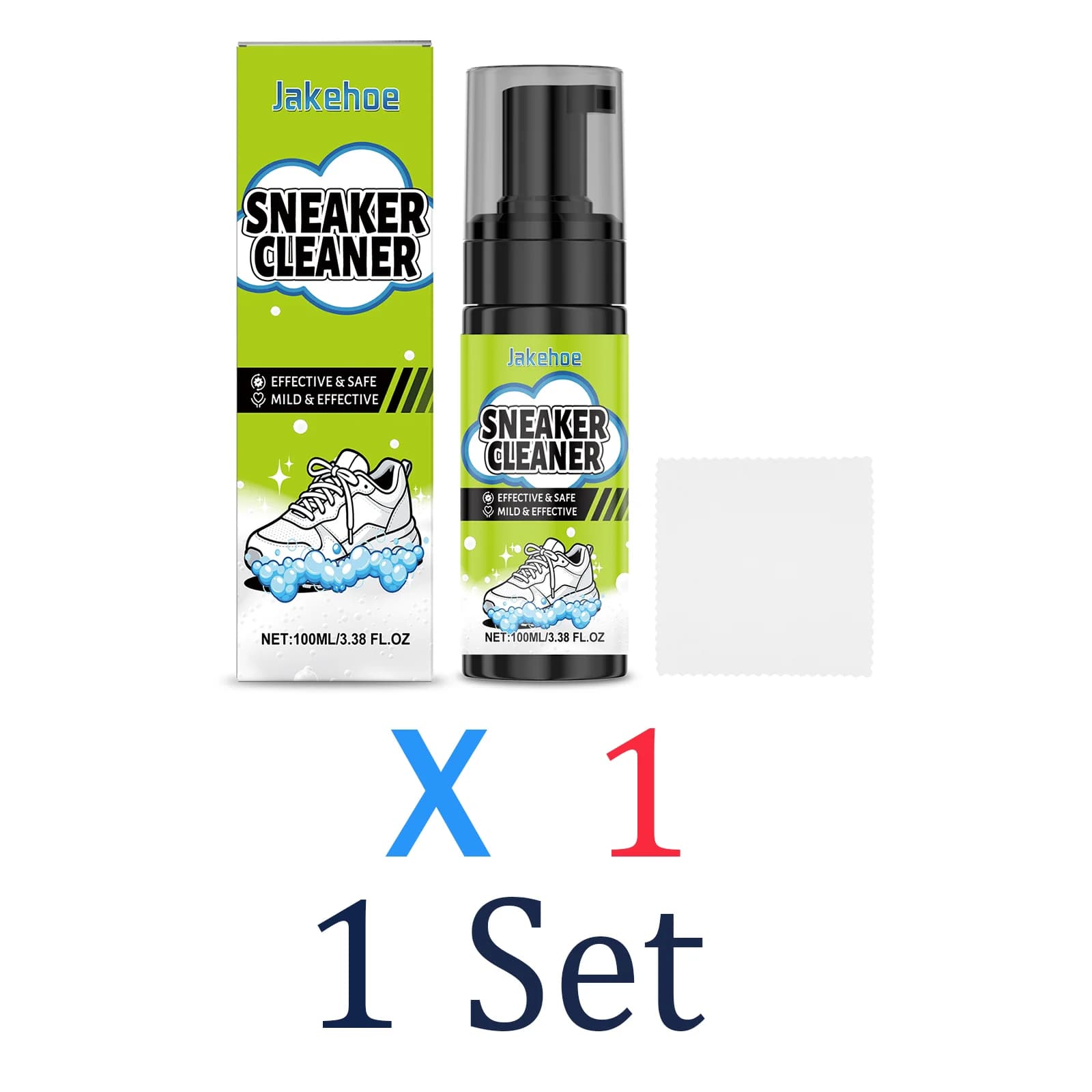 Kit de Nettoyage Professionnel pour Chaussures et Baskets – Mousse Douce Anti-Jaunissement et Détach
