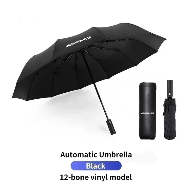 Parapluie pliant entièrement automatique pour voiture, accessoires pare-soleil pour Mercedes Benz AM