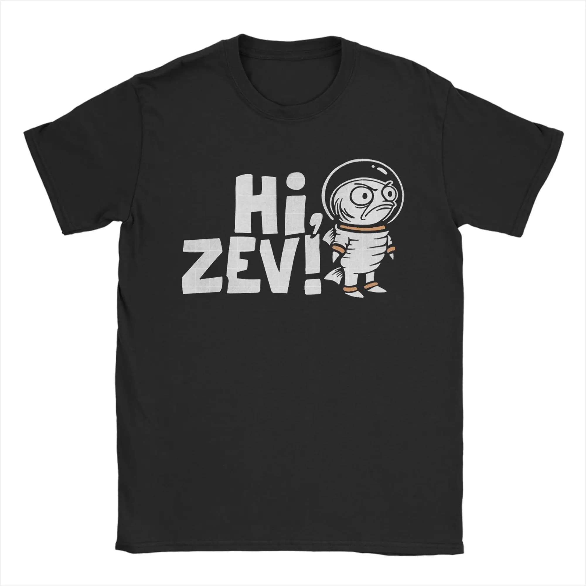 T-Shirt Novelty Dungeon Crawler Carl Hi Zev pour hommes, col rond, en pur coton, à manches courtes,