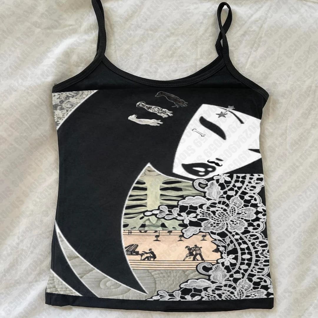 Vêtements gothiques pour femmes, hauts tendance Y2K années 2000, style Harajuku, crop top sexy, blou