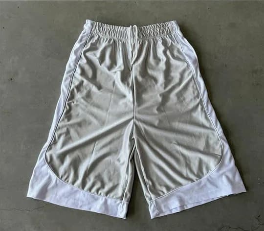 Shorts de basketball streetwear pour hommes et femmes, style rétro américain, patchwork color block,