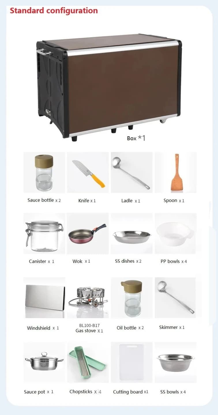 Accessoires de camping-car et cuisine Mobile Rv Bulin C550 produits Camping en plein air randonnée c