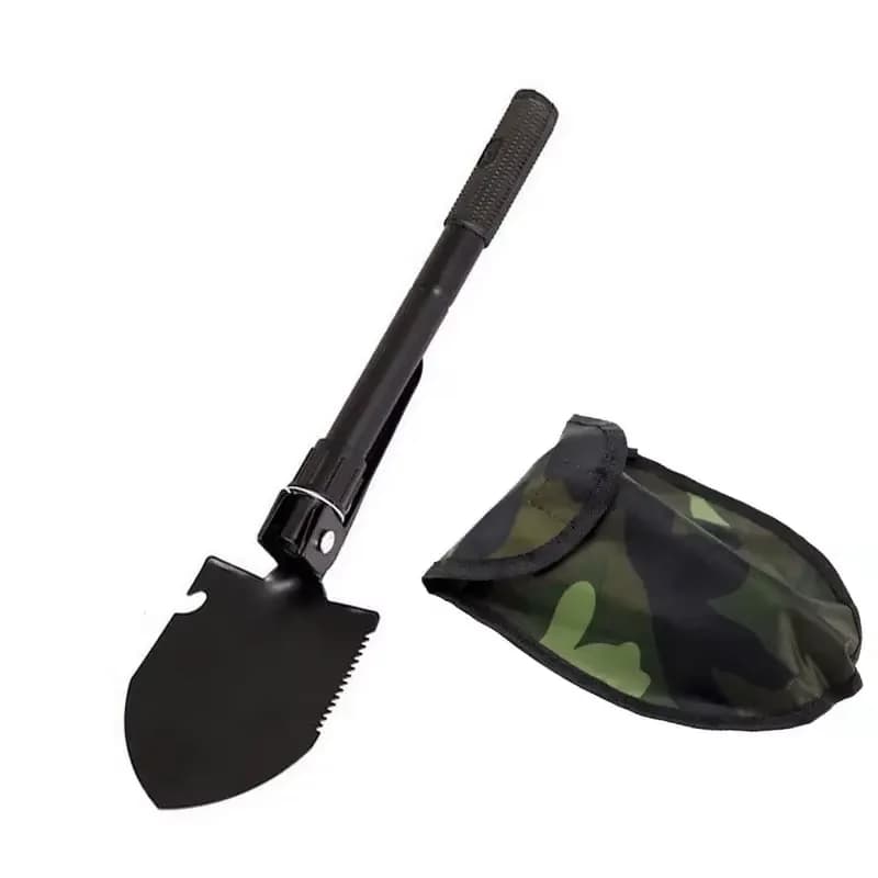 Pelle de Camping pliable multifonction, équipement de survie télescopique pour randonnée, jardinage,