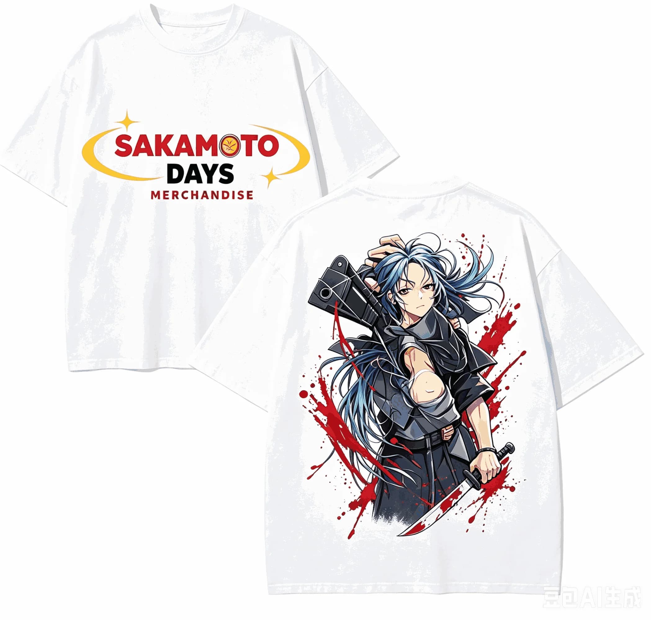 SAKAMOTO DAYS T-shirt pour amoureux de l'anime, en coton Harajuku, nouveau modèle, mode urbaine, man