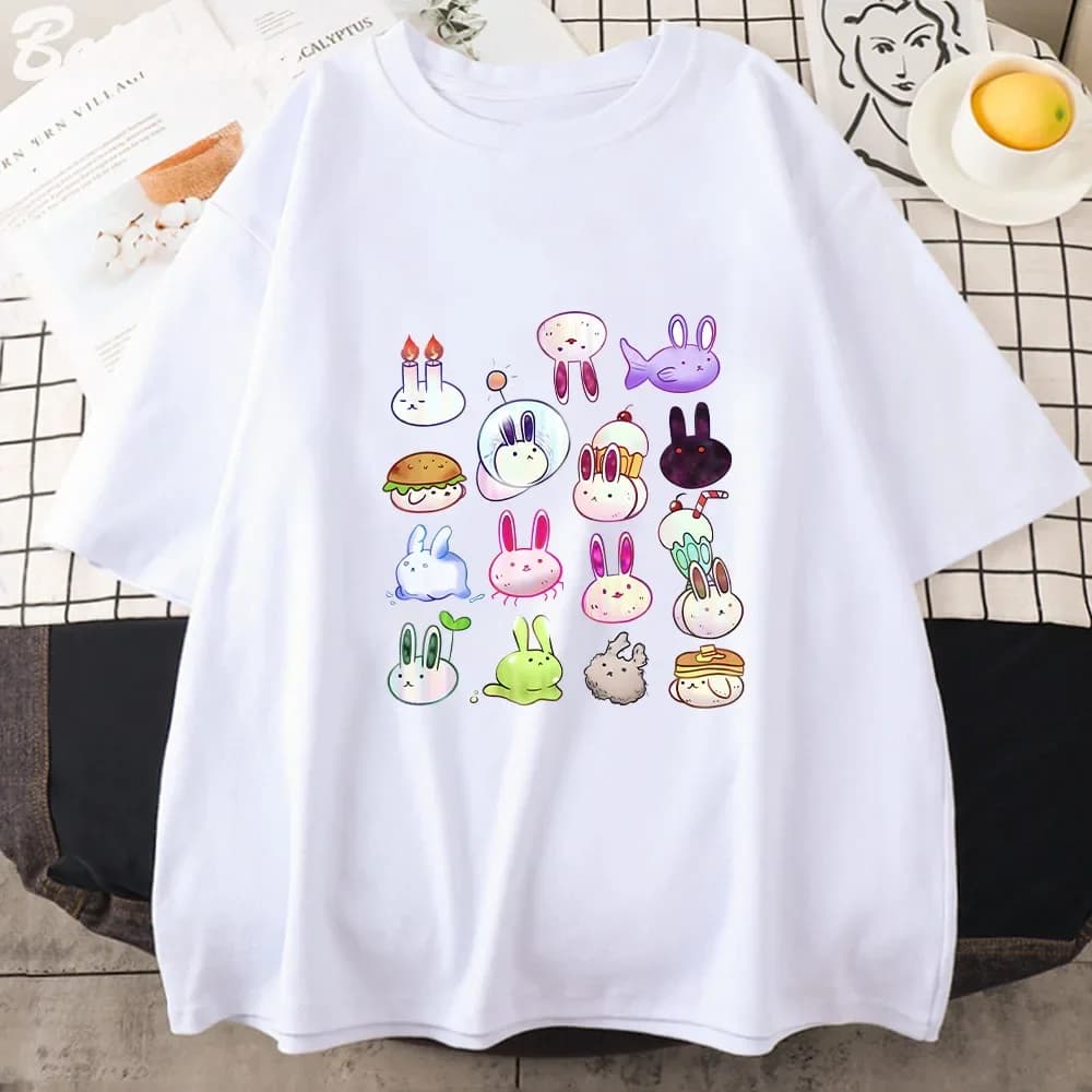 Omori – t-shirt manches courtes pour femme, unisexe, en coton, décontracté, mode japonaise, Harajuku