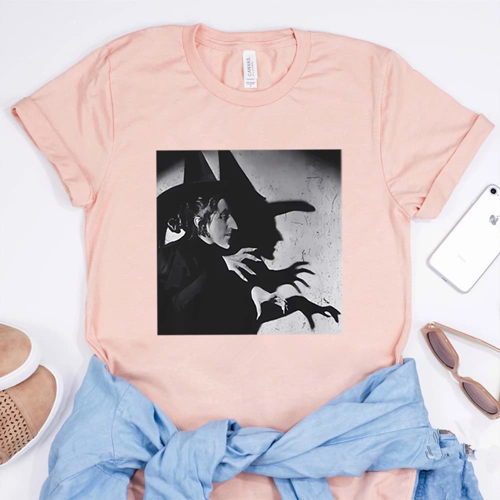 Mèche sorcière de l'ouest t-shirt Vintage assistant t-shirt horreur chemises Halloween t-shirt sorci