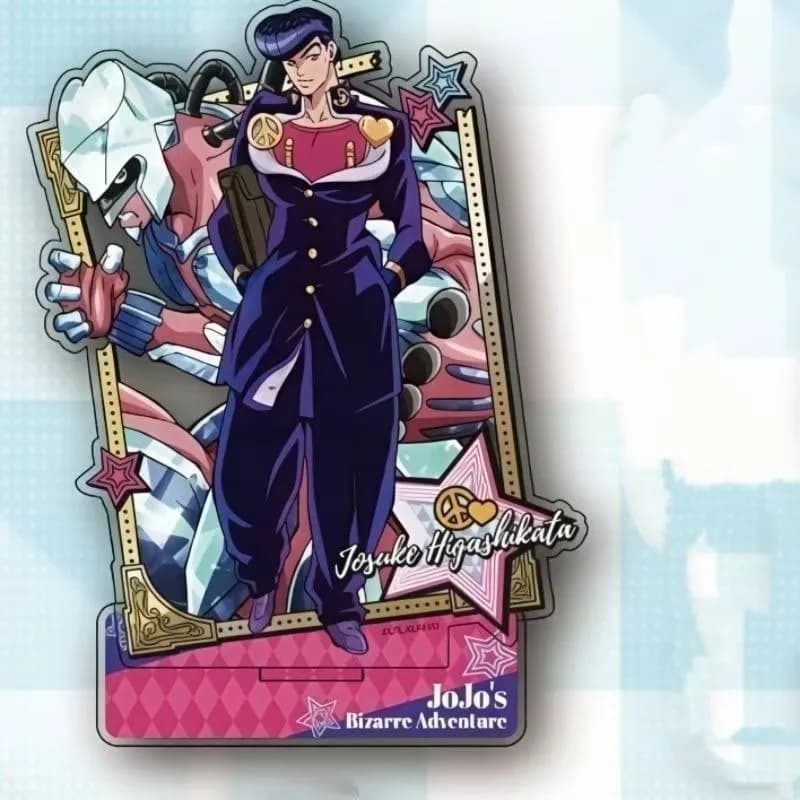 Panneau décoratif de bureau en acrylique de la série Diamant Indétruisible de Jojo's Bizarre Adventu