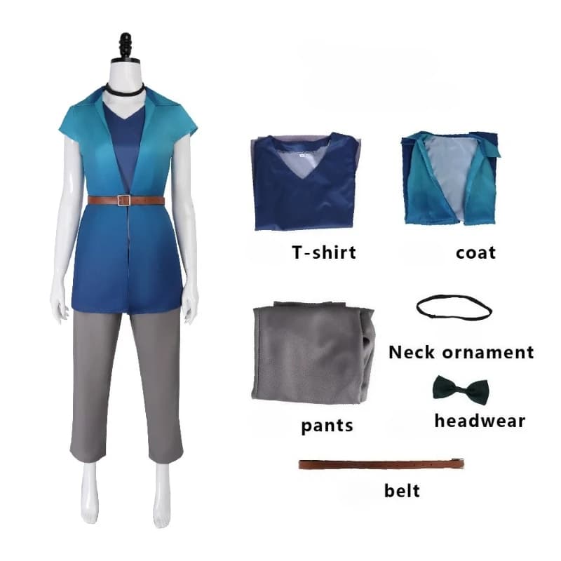 Halloween carnaval fête jeu étoile rosée vallée histoire Abigail Cosplay Costume fantaisie scène per