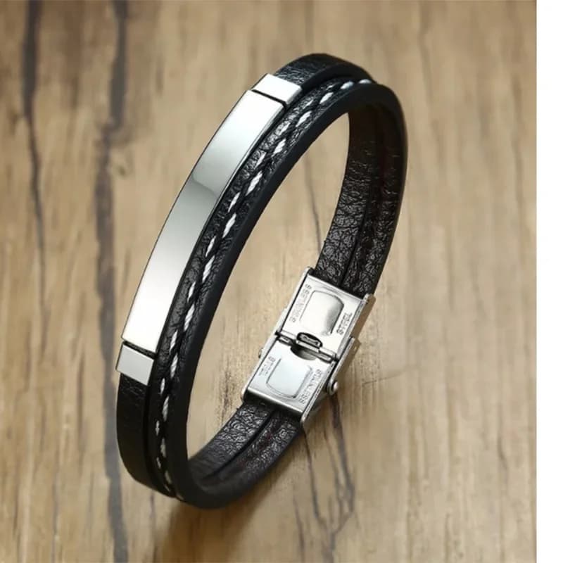 Bracelet anti-statique tressé simple pour l'hiver, éliminateur d'électricité statique, avec logo per