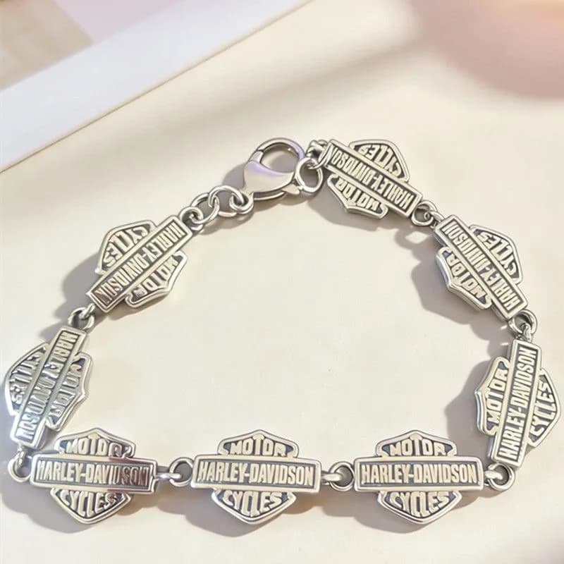Bracelet rétro Punk Rock Biker, accessoires décoratifs pour Harley Davidson Electra Glide Ultra Clas