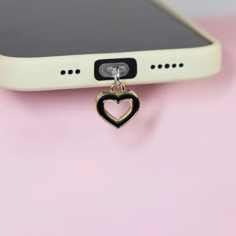Cache-connecteur anti-poussière en acrylique, pendentif mignon, accessoire pour téléphone Android et