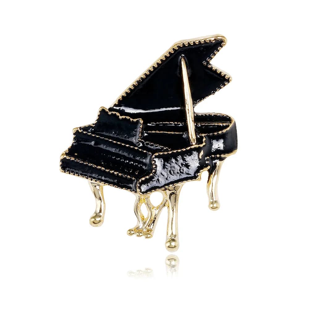 Broches pour instruments de musique, violoncelle, violons, guitares, pianos, trompette, accessoires