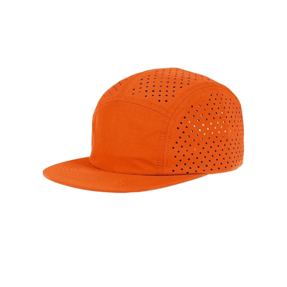 Casquette de baseball ventilée à séchage rapide, casquette de sport respirante en maille à 5 panneau
