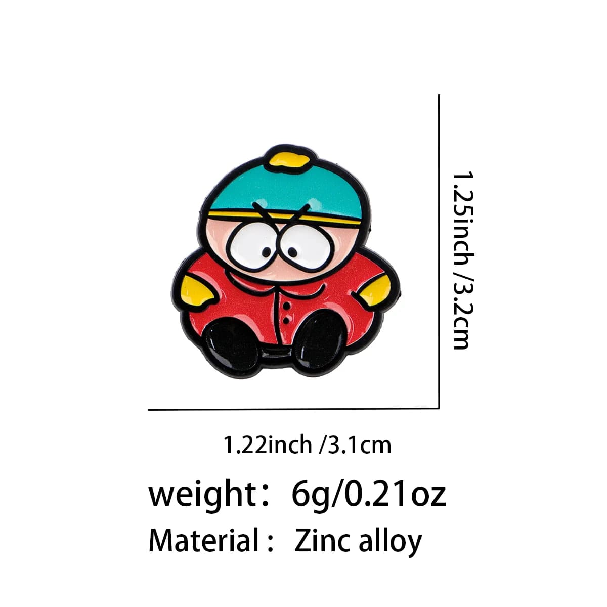 Épingles en émail amusantes, badges de dessin animé pour sacs à dos, broches mignonnes pour vestes,
